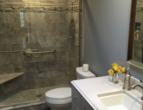 Contemporary Neutral Bathroom Remodel